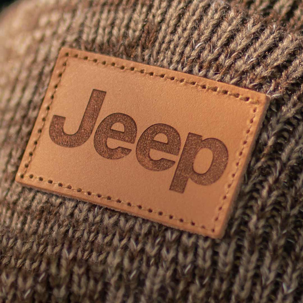 JEDCo Hat Brown Jeep - Logo Beanie