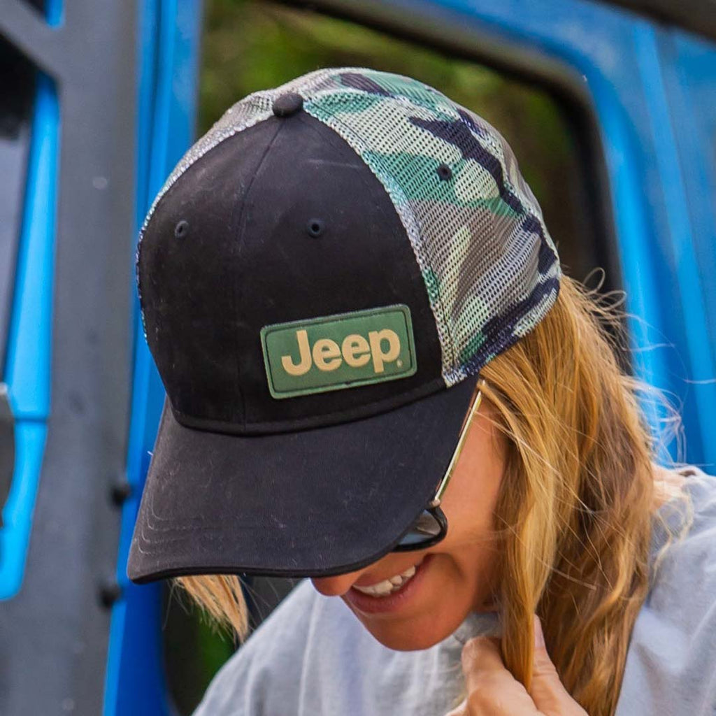 JEDCo Hat Black / One Size Fits Most Jeep - Woodland Camo Hat