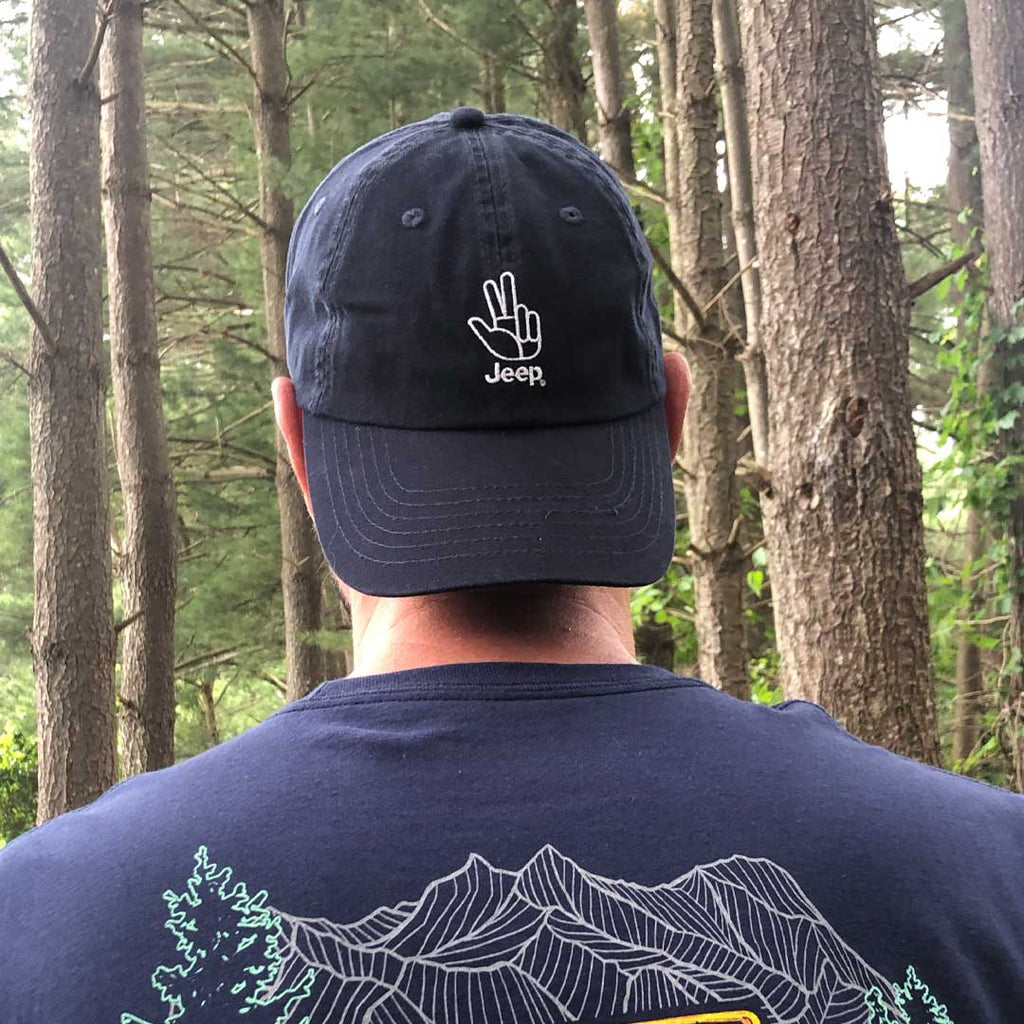 JEDCo Hat Navy Jeep - Wave Dad Hat