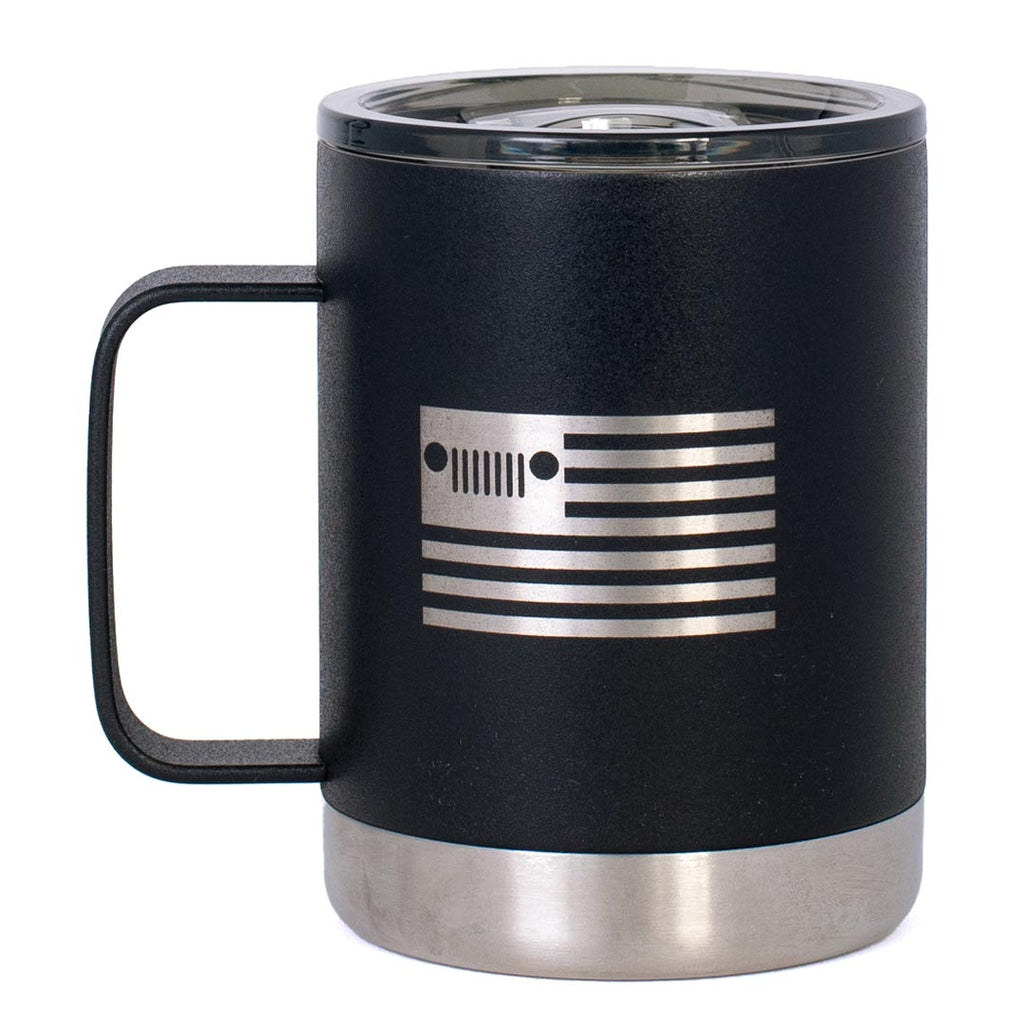 JEDCo Drinkware Jeep - USA Grille Flag 12 oz Mug