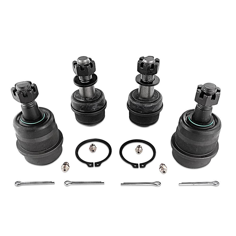 Apex Chassis Suspension Ball Joint Apex Chassis Heavy Duty Ball Joint Kit Fits: 07-18 Jeep Wrangler JK  99-04 Jeep Grand Cherokee Includes: 2 Upper & 2 Lower - KIT102
