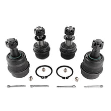 Load image into Gallery viewer, Apex Chassis Suspension Ball Joint Apex Chassis Heavy Duty Ball Joint Kit Fits: 07-18 Jeep Wrangler JK  99-04 Jeep Grand Cherokee Includes: 2 Upper &amp; 2 Lower - KIT102