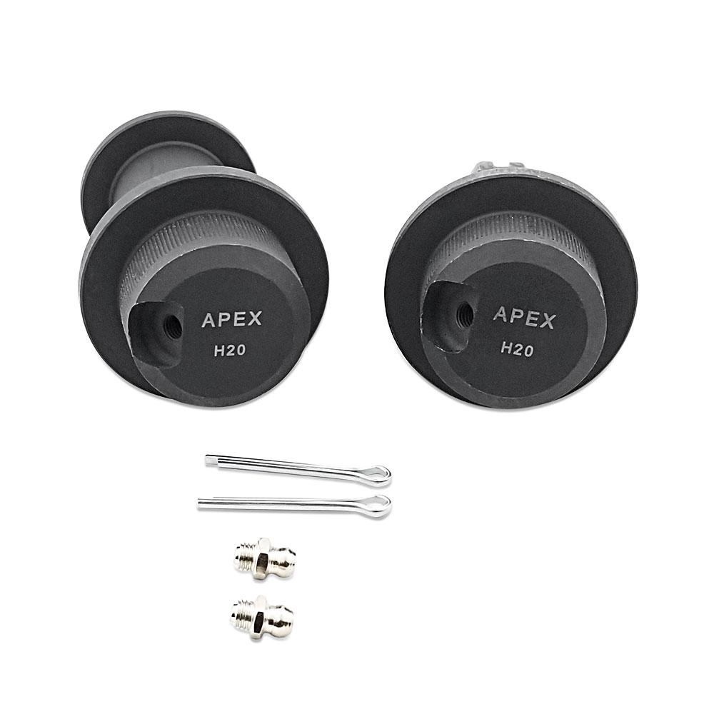 Apex Chassis Suspension Ball Joint Apex Chassis Heavy Duty Ball Joint Kit Fits:19-22 Jeep Gladiator JT 18-22 Jeep Wrangler JL/JLU Rubicon Mohave Sahara Sport Includes: 2 Upper & 2 Lower - KIT106