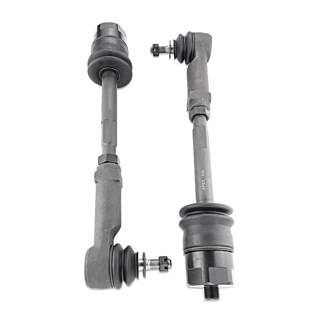 Apex Chassis Steering Tie Rod Apex Chassis Heavy Duty Tie Rod Assembly Fits: 99-06 Chevy Silverado/Suburban/Sierra 1500 HD/2500/3500  00-06  GMC Yukon XL1500/2500  02-06 Chevy Avalanche 1500 Includes: Left & Right Inner & Outer Tie Rod - KIT108