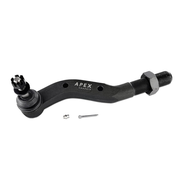 Apex Chassis Steering Tie Rod Apex Chassis Heavy Duty 2.5 Ton Tie Rod Assembly in Black Anodized Aluminum Fits: 19-22 Jeep Gladiator JT 18-22 Jeep Wrangler JL/JLU Rubicon Mohave Sahara Sport. Note: This kit fits a Dana 30 axle. - KIT122