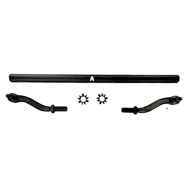 Apex Chassis Steering Tie Rod Apex Chassis Heavy Duty JK 2.5 Ton Heavy Duty Tie Rod Assembly in Black Anodized Aluminum. Fits: 07-18 Jeep Wrangler JK JKU Rubicon Sahara Sport - KIT136
