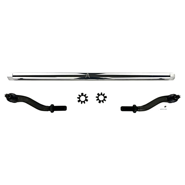 Apex Chassis Steering Tie Rod Apex Chassis Heavy Duty JK 2.5 Ton Heavy Duty Tie Rod Assembly in Polished Aluminum. Fits: 07-18 Jeep Wrangler JK JKU Rubicon Sahara Sport - KIT141