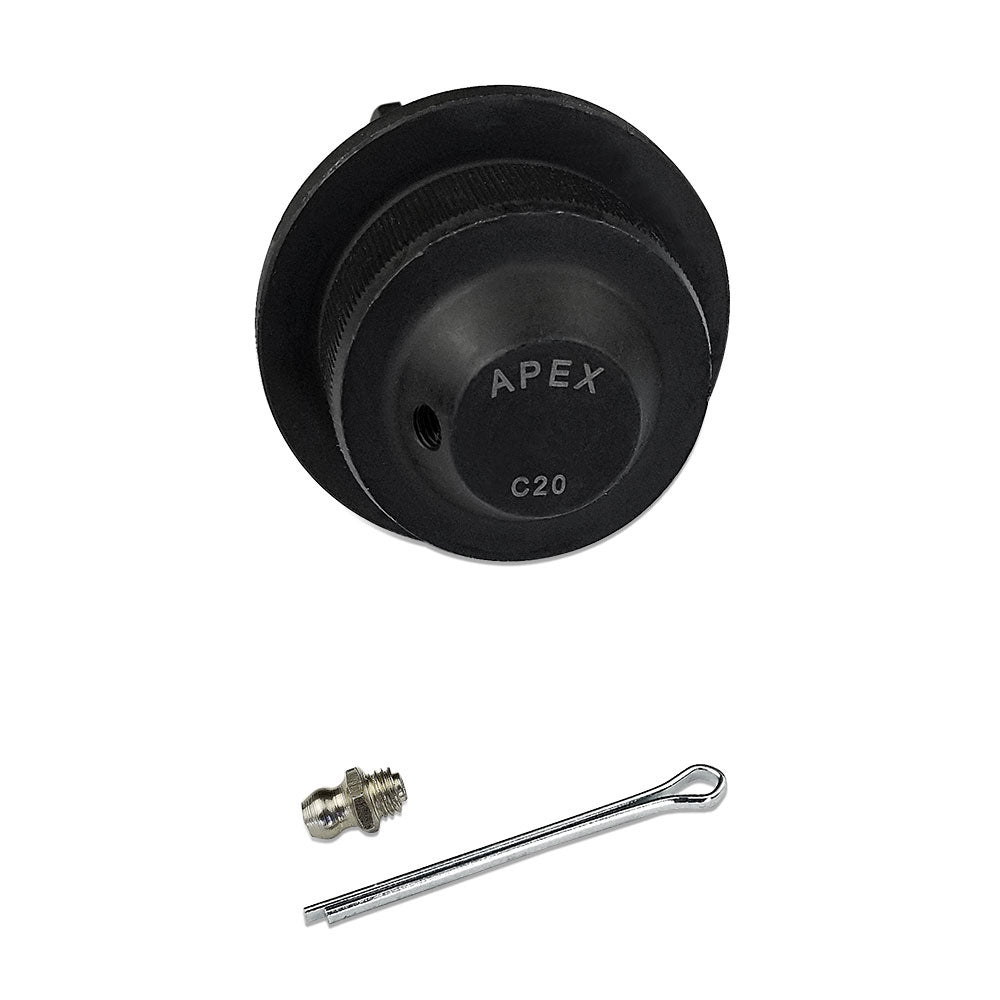 Apex Chassis Suspension Ball Joint Apex Chassis Heavy Duty Ball Joint Kit Fits: 01-06 Silverado/Sierra 1500/2500/3500 00-10 Yukon XL 2500 03-09 Hummer H2 02-06 Avalanche 2500 Includes: 1 Upper & 1 Lower - KIT205