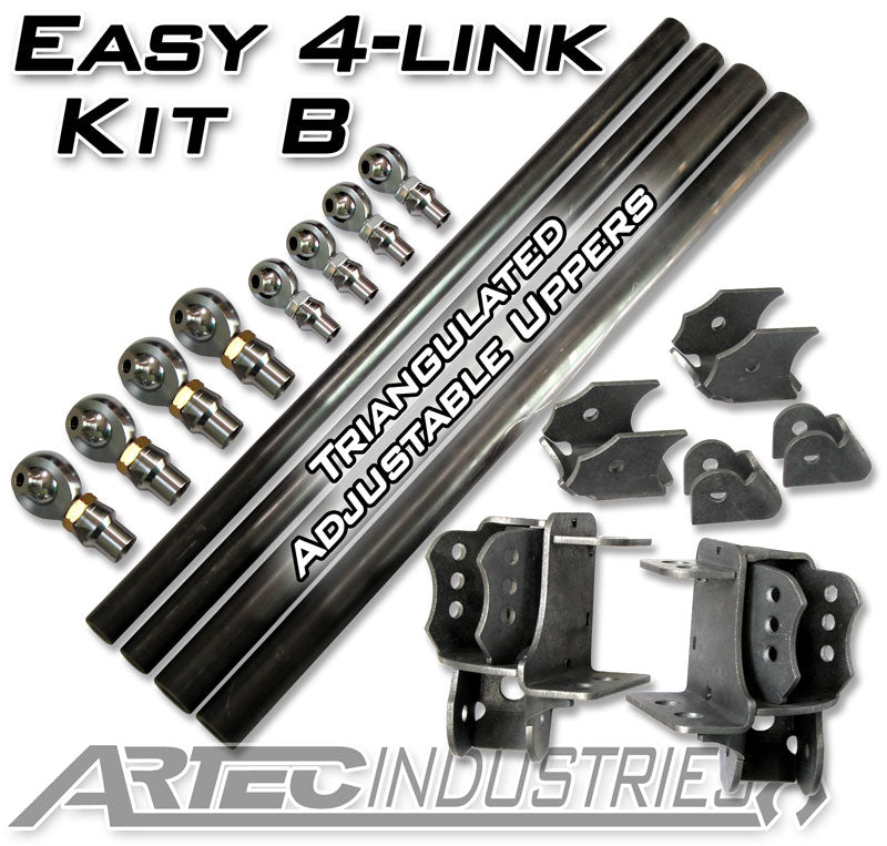 Artec Industries Four Link Kits Easy 4 Link Kit B No Tube 7/8 Inch and 1.25 Inch Rod Ends Artec Industries - LK0013