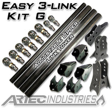 Load image into Gallery viewer, Artec Industries Three Link Kits Easy 3 Link Kit G Adjustable Upper link Yes Outside Frame Centered Front Passenger Rear Driver Artec Industries - LK0133