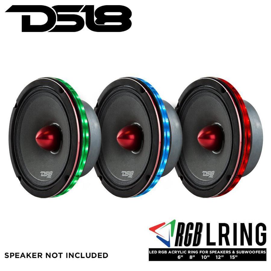 DS18 Speaker Rings Vision 10 Inch RGB LED Ring for Speaker and Subwoofers DS18 - LRING10