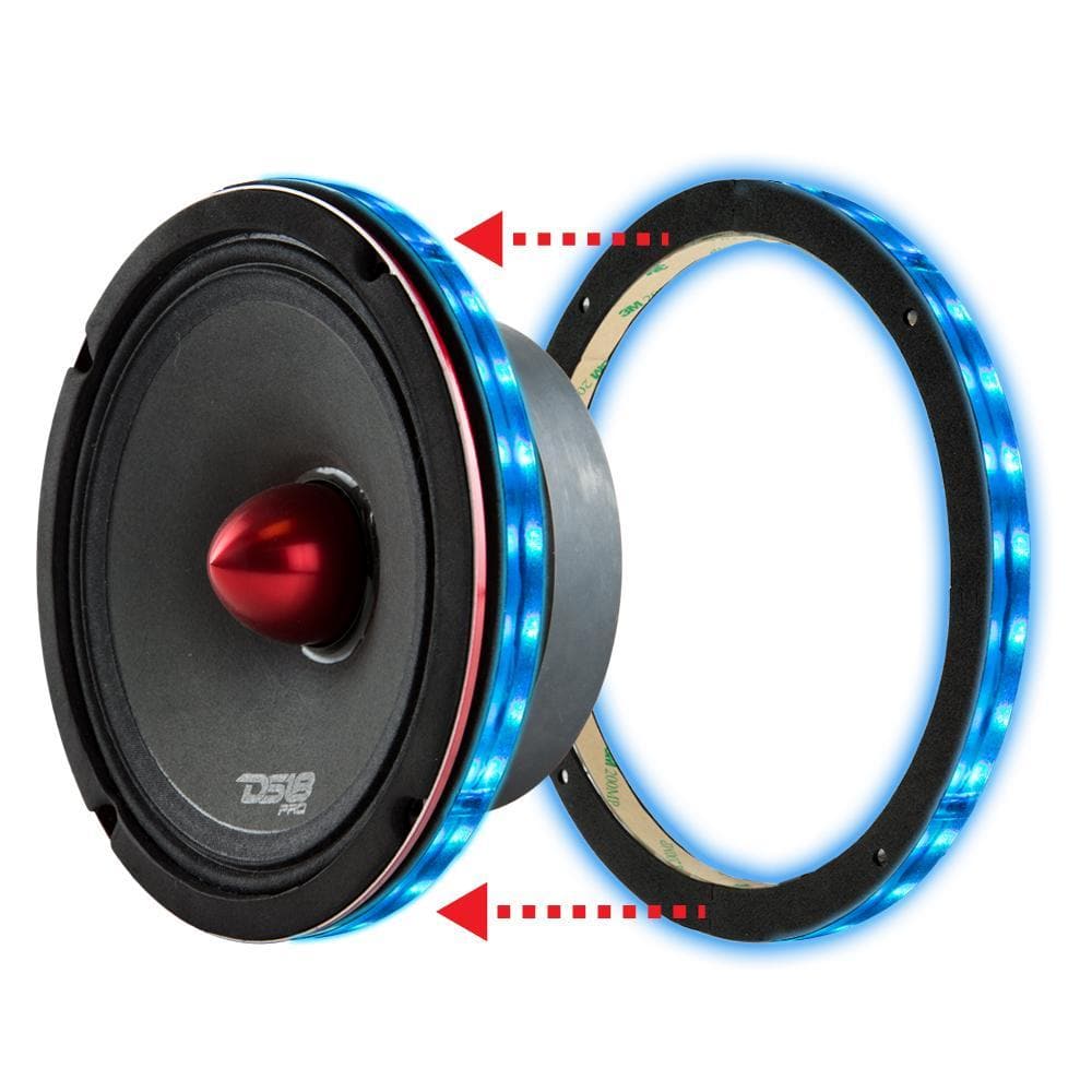 DS18 Speaker Rings Vision 12 Inch RGB LED Ring for Speaker and Subwoofers DS18 - LRING12