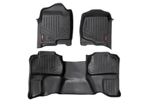 Load image into Gallery viewer, Rough Country Floor Mats/Liners Heavy Duty Floor Mats Front/Rear-07-13 Silverado/Sierra 07-14 HD Ext. Cab Bucket Seats Rough Country - M-20712