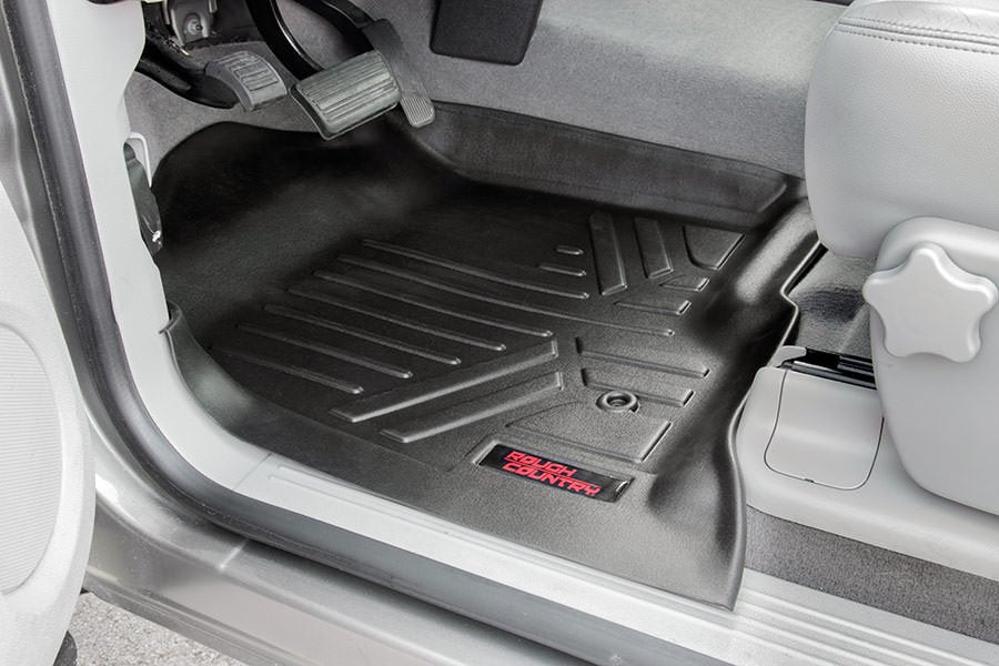Rough Country Floor Mats/Liners Heavy Duty Floor Mats Front-07-13 Silverado/Sierra Rough Country - M-2071