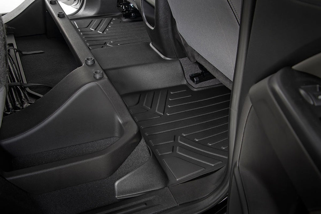 Rough Country Floor Mats/Liners Heavy Duty Floor Mats Front/Rear-15-20 Chevy Colorado/GMC Canyon Crew Cab Rough Country - M-21513