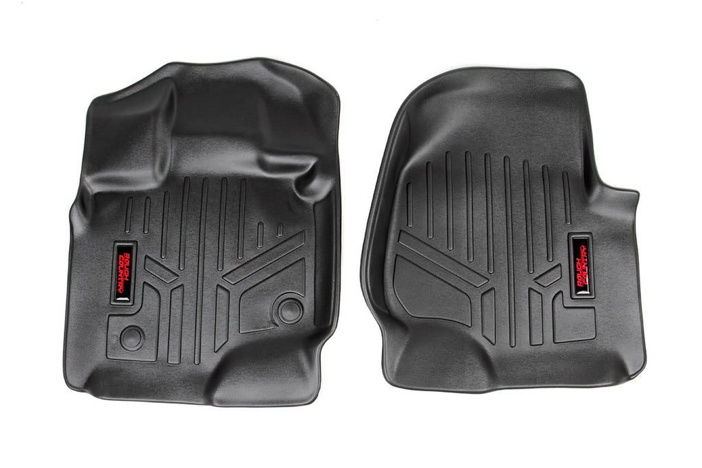 Rough Country Floor Mats/Liners Heavy Duty Floor Mats Front 2pc-15-20 Ford F-150 Rough Country - M-5151