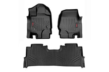 Load image into Gallery viewer, Rough Country Floor Mats/Liners Floor Mats Front Row Buckets w/Factory Under Seat Storage Ford F-150 2WD/4WD (15-23) Rough Country - M-51515