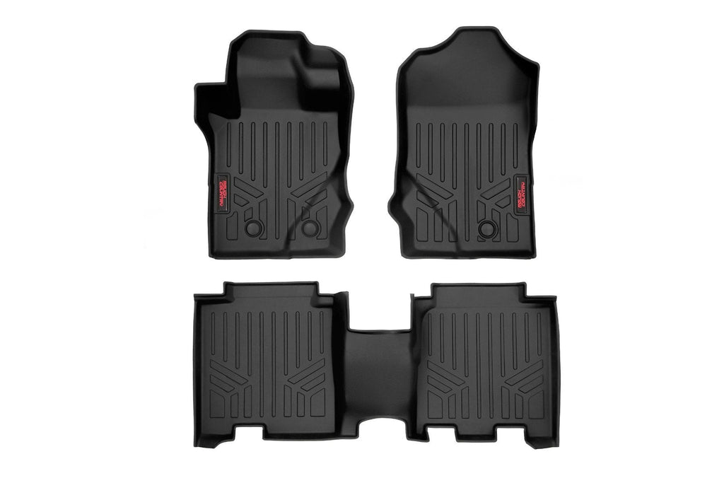 Rough Country Floor Mats/Liners Floor Mats Front and Rear Bucket Set 21-22 Ford Bronco 4-Door Rough Country - M-51602