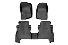 Load image into Gallery viewer, Rough Country Floor Mats/Liners Heavy Duty Floor Mats Front &amp; Rear w/Under Seat Lockable Storage-20 Gladiator JT Rough Country - M-61501