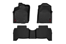 Load image into Gallery viewer, Rough Country Floor Mats/Liners Heavy Duty Floor Mats Front/Rear-16-20 Toyota Tacoma Double Cab Rough Country - M-71216