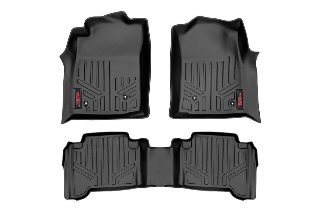 Rough Country Floor Mats/Liners Floor Mats Front and Rear Toyota Tacoma 2WD/4WD (2005-2011) Rough Country - M-75113