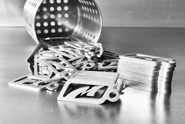 Motobilt Key Chains Key Chain 2-7/8x 1 inch Tall Brushed Finish Motobilt - MB0000