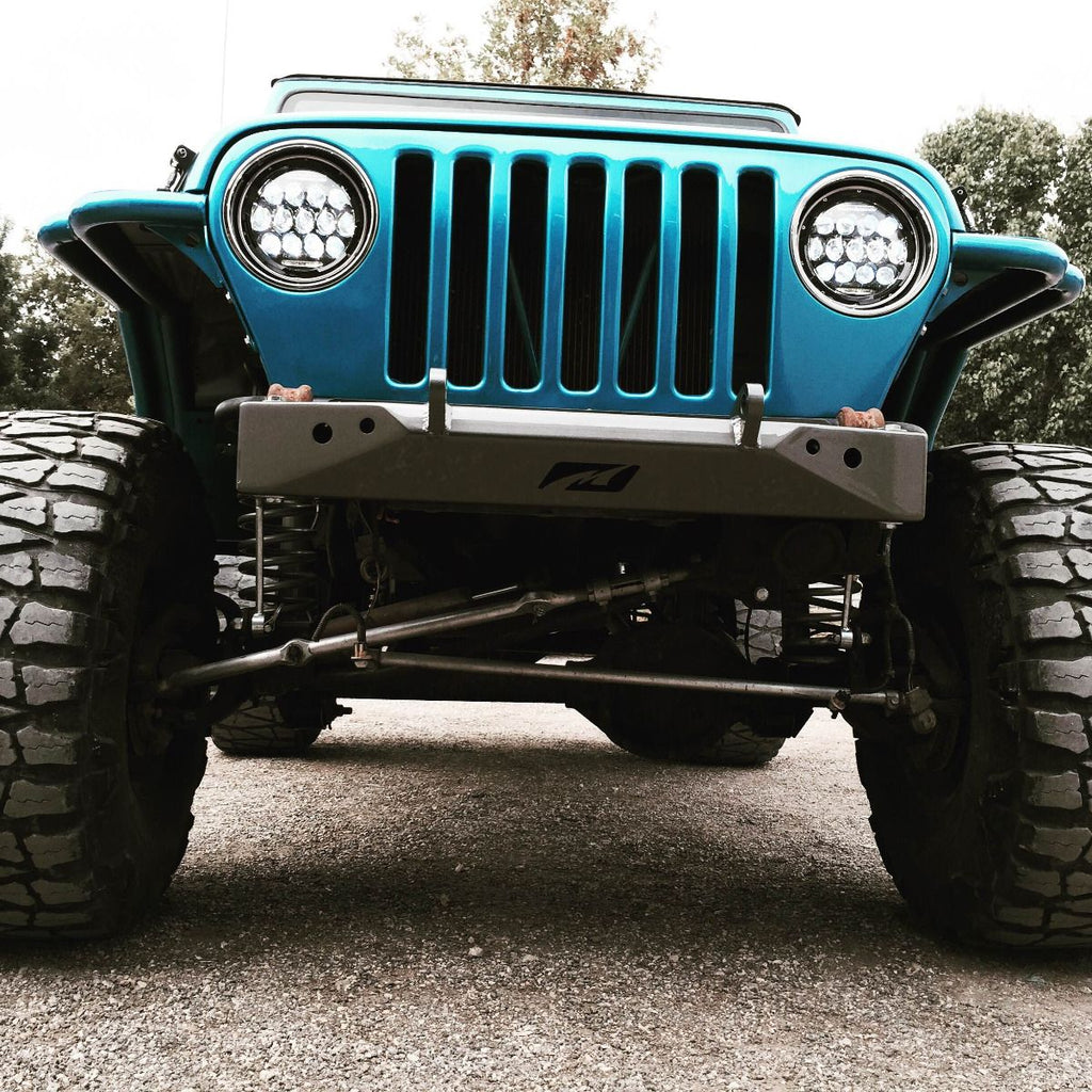 Motobilt Front Bumpers Jeep YJ/TJ Stubby Front Bumper Bare Steel Motobilt - MB1000