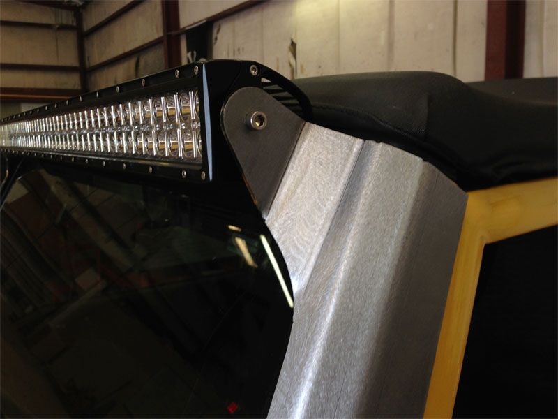 Motobilt Mounting Brackets(Lighting) Jeep TJ 50 Inch LED Light Bar Mount 97-06 Jeep Wrangler TJ/TJ Unlimited Motobilt - MB1001