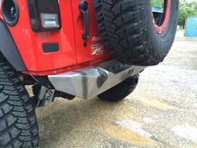 Load image into Gallery viewer, Motobilt Rear Bumpers Jeep JK Rear Stubby Bumper 07-18 Wrangler JK Bare Steel Motobilt - MB1010