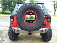 Load image into Gallery viewer, Motobilt Rear Bumpers Jeep JK Rear Stubby Bumper 07-18 Wrangler JK Bare Steel Motobilt - MB1010