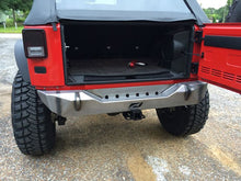 Load image into Gallery viewer, Motobilt Rear Bumpers Jeep JK Rear Stubby Bumper 07-18 Wrangler JK Bare Steel Motobilt - MB1010