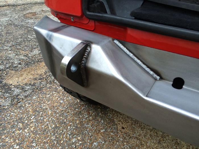 Motobilt Rear Bumpers Jeep JK Rear Stubby Bumper 07-18 Wrangler JK Bare Steel Motobilt - MB1010