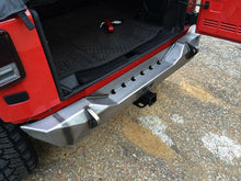 Load image into Gallery viewer, Motobilt Rear Bumpers Jeep JK Rear Stubby Bumper 07-18 Wrangler JK Bare Steel Motobilt - MB1010