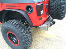 Load image into Gallery viewer, Motobilt Rear Bumpers Jeep JK Rear Stubby Bumper 07-18 Wrangler JK Bare Steel Motobilt - MB1010
