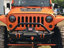 Load image into Gallery viewer, Motobilt Front Bumpers Jeep JK Front Bumper W/Stinger 07-18 Wrangler JK Crusher Series Bare Steel Motobilt - MB1011-S