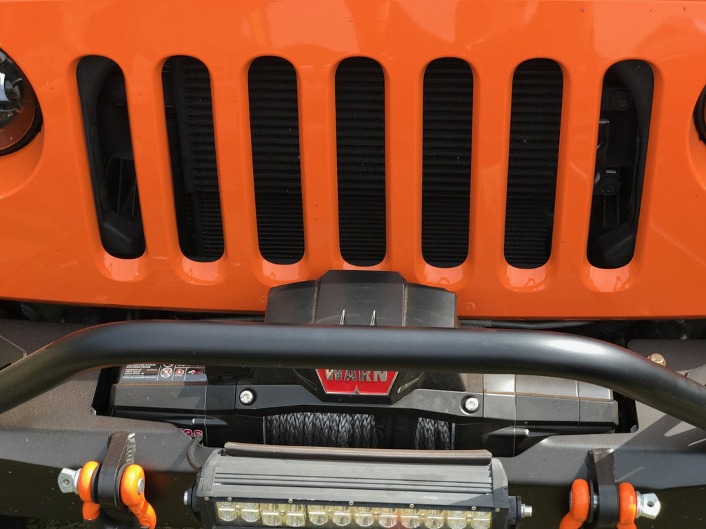 Motobilt Front Bumpers Jeep JK Front Bumper W/Stinger 07-18 Wrangler JK Crusher Series Bare Steel Motobilt - MB1011-S