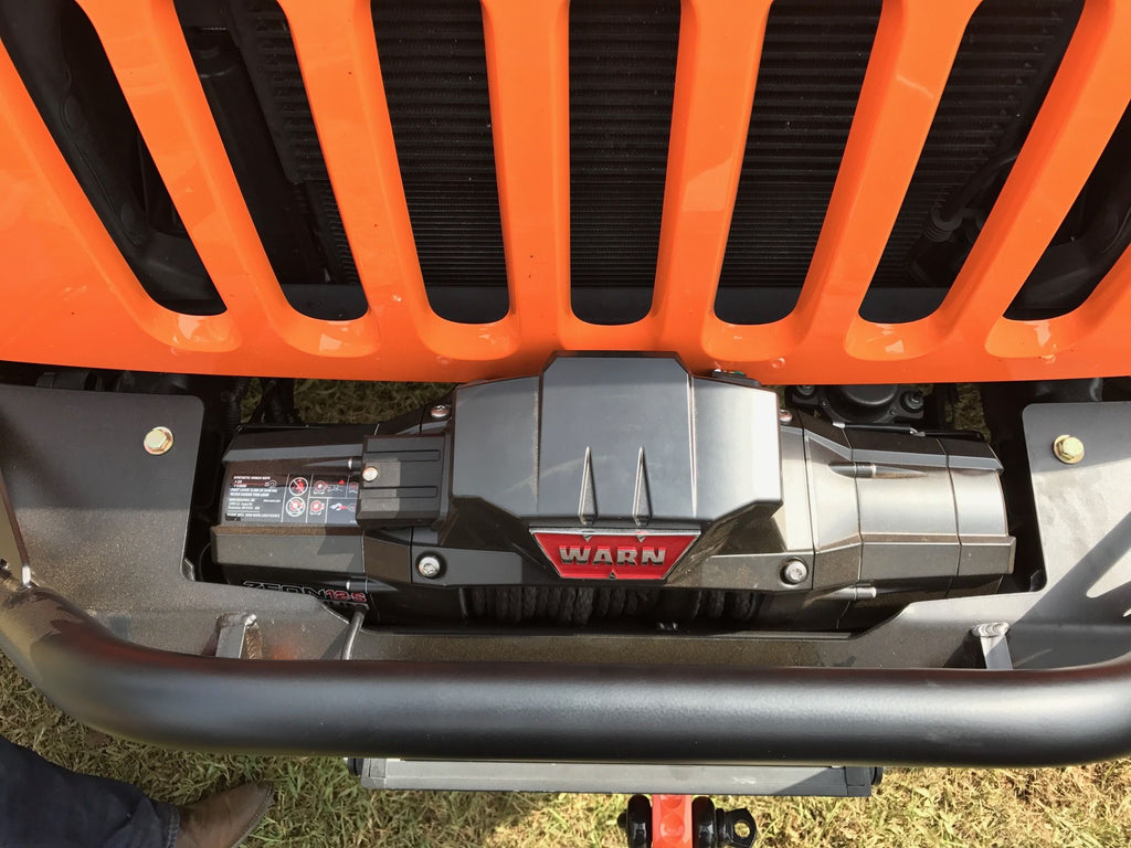 Motobilt Front Bumpers Jeep JK Front Bumper W/Stinger 07-18 Wrangler JK Crusher Series Bare Steel Motobilt - MB1011-S