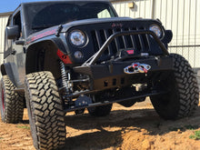 Load image into Gallery viewer, Motobilt Front Bumpers Jeep JK Front Bumper W/Stinger 07-18 Wrangler JK Crusher Series Bare Steel Motobilt - MB1011-S