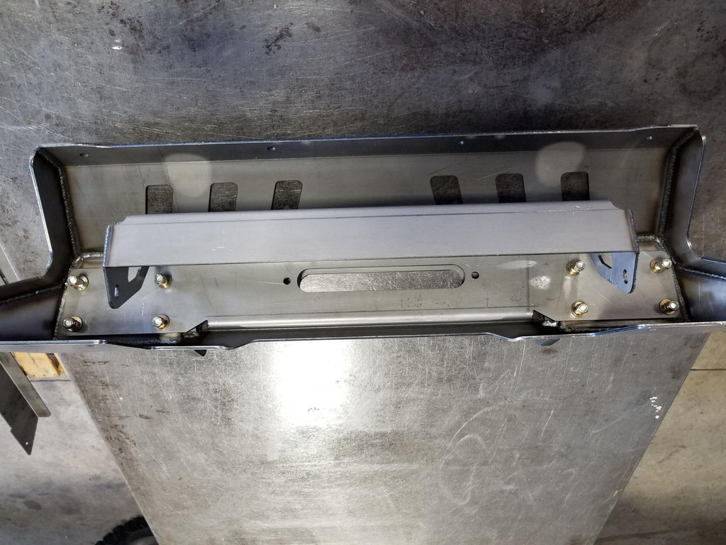Motobilt Front Bumpers Jeep JK Front Bumper 07-18 Wrangler JK Crusher Series Bare Steel Motobilt - MB1011