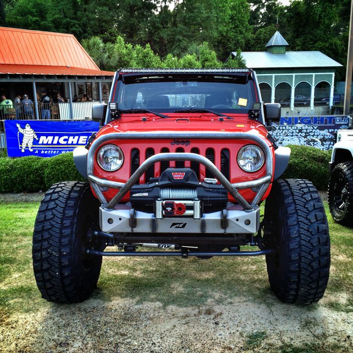 Motobilt Bumper Hoops Jeep JK Grill Hoop 07-18 Wrangler JK Motobilt - MB1013