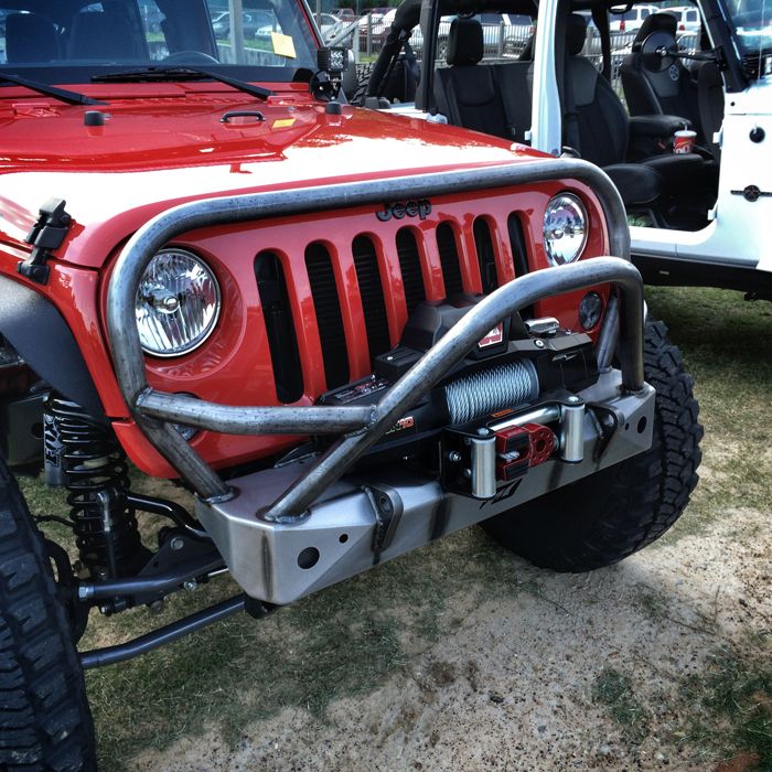 Motobilt Bumper Hoops Jeep JK Grill Hoop 07-18 Wrangler JK Motobilt - MB1013