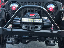 Load image into Gallery viewer, Motobilt Front Bumpers Jeep CJ Mid Width Front Bumper W/Stinger Bare Steel Motobilt - MB1019-S
