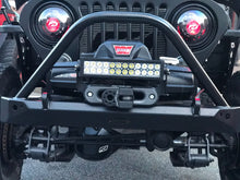 Load image into Gallery viewer, Motobilt Front Bumpers Jeep CJ Mid Width Front Bumper W/Stinger Bare Steel Motobilt - MB1019-S