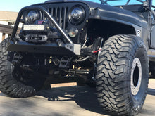 Load image into Gallery viewer, Motobilt Front Bumpers Jeep CJ Mid Width Front Bumper W/Stinger Bare Steel Motobilt - MB1019-S