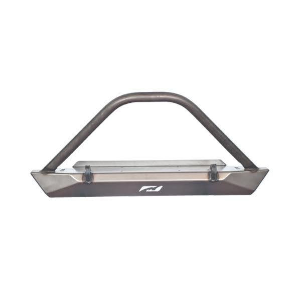 Motobilt Front Bumpers Jeep YJ / TJ / LJ Mid-Width Front Bumper W/Stinger Bare Steel Motobilt - MB1021-S