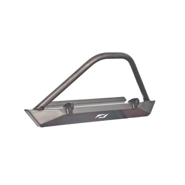 Motobilt Front Bumpers Jeep YJ / TJ / LJ Mid-Width Front Bumper W/Stinger Bare Steel Motobilt - MB1021-S