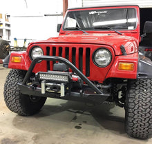 Load image into Gallery viewer, Motobilt Front Bumpers Jeep YJ / TJ / LJ Mid-Width Front Bumper W/Stinger Bare Steel Motobilt - MB1021-S