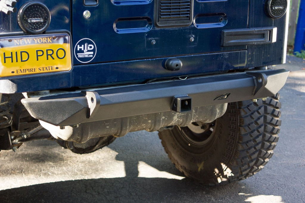 Motobilt Rear Bumpers Jeep CJ YJ TJ Rear Rock Crawler Bumper Bare Steel Motobilt - MB1024