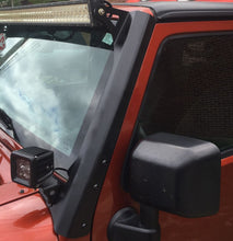 Load image into Gallery viewer, Motobilt Mounting Brackets(Lighting) Jeep JK 52 Inch LED Light Bar Mounts 07-18 Wrangler JK Motobilt - MB1029