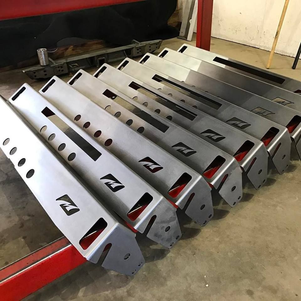 Motobilt Rear Bumpers Jeep JK Micro Rear Bumper W/Light Bar Cut Out 07-18 Wrangler JK Bare Steel Motobilt - MB1039